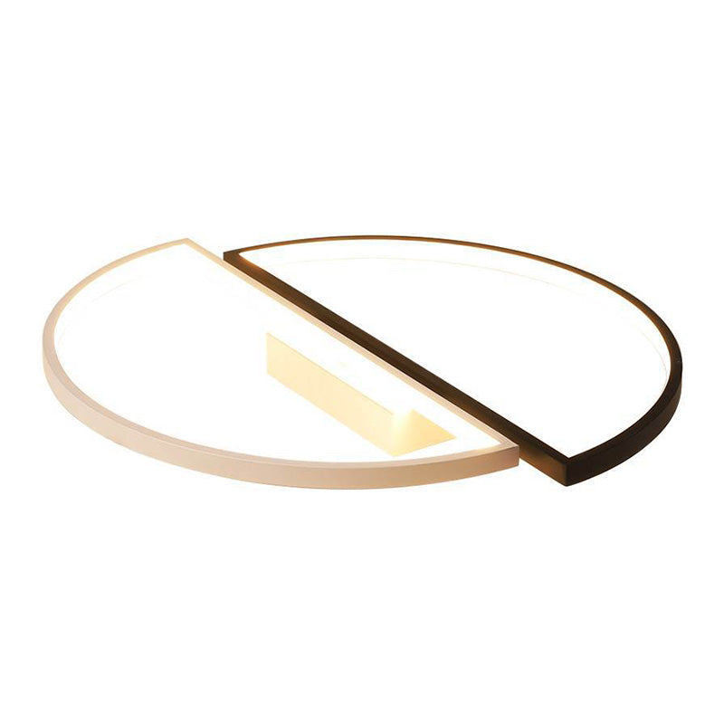 Modern Style Metal Geometric Flush Mount Ceiling Light for Bedroom Living Room