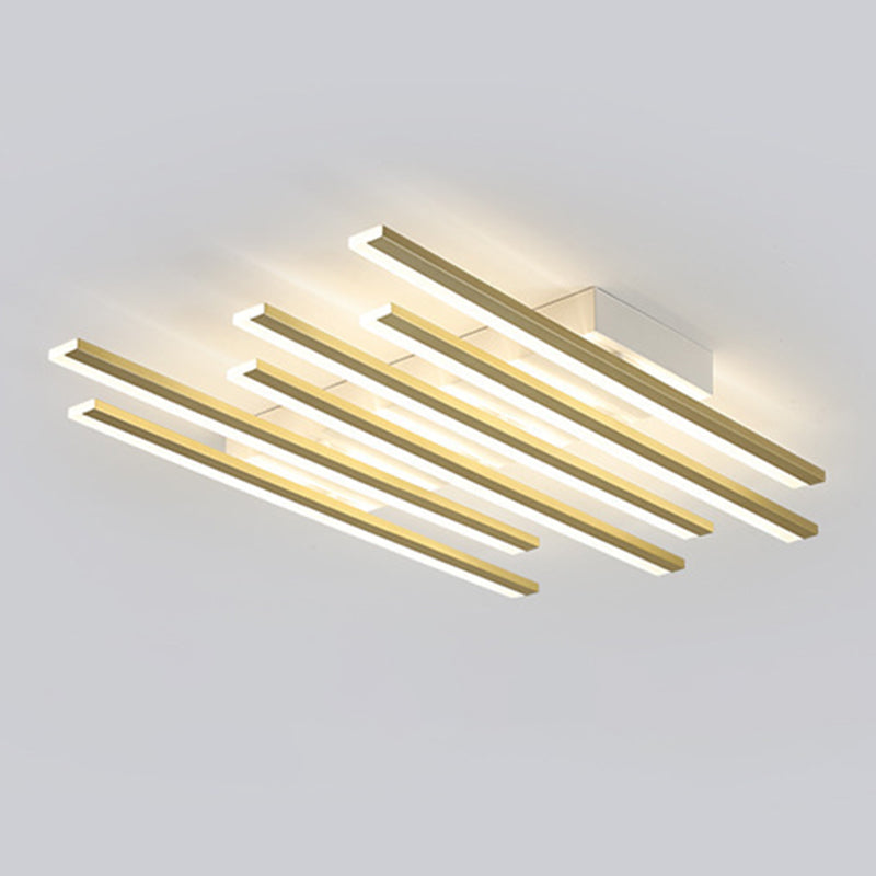 Moderne Slender Bar LED-Lampen-Unterputz-Deckenleuchten für das Wohnzimmer