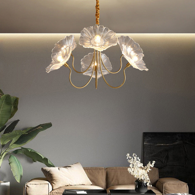 Luci del lampadario dell'isola cilindro moderni apparecchi di illuminazione lampadario in vetro con decorazione di uccelli