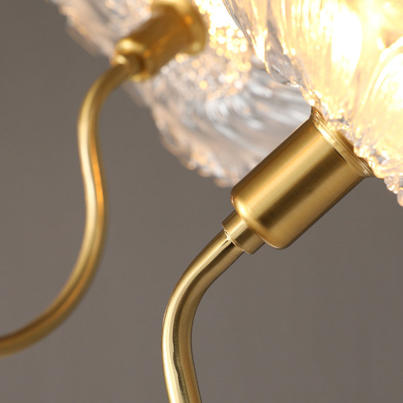 Luci del lampadario dell'isola cilindro moderni apparecchi di illuminazione lampadario in vetro con decorazione di uccelli