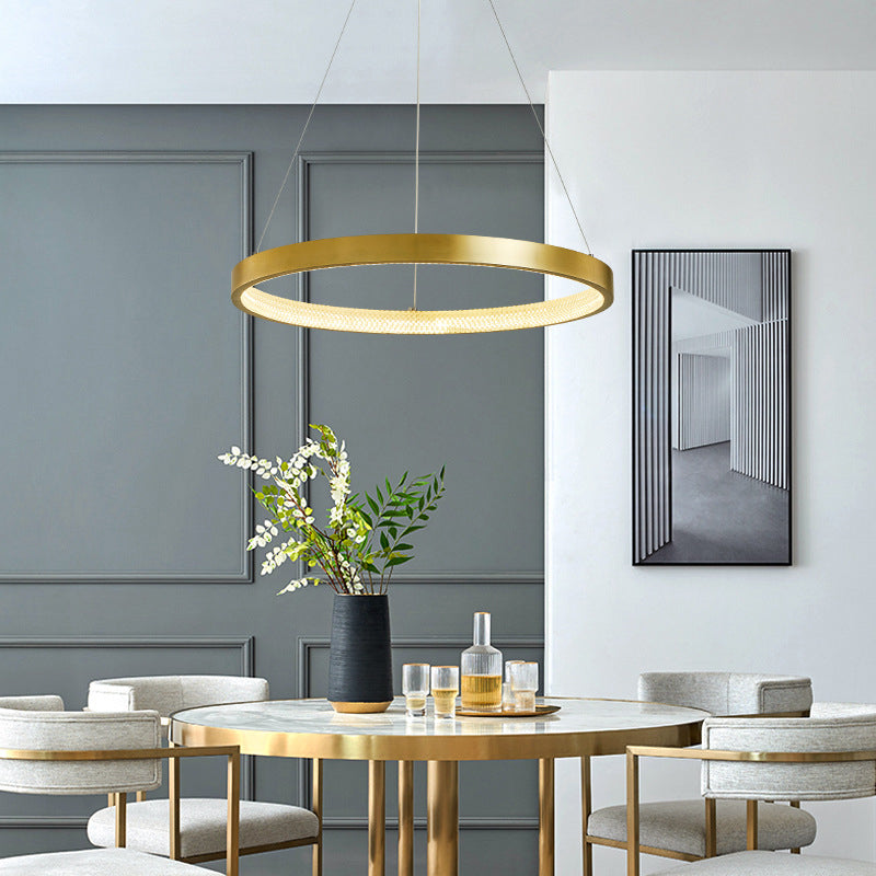 Metal Hanging Light Fixtures Postmodern Chandelier Pendant Light for Living Room