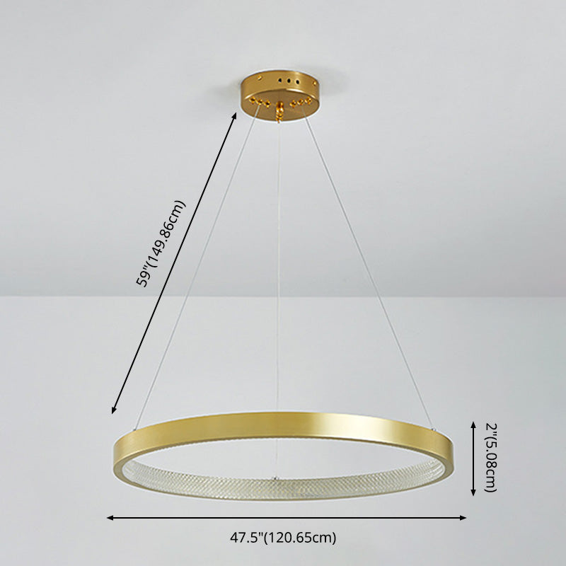 Metal Hanging Light Fixtures Postmodern Chandelier Pendant Light for Living Room