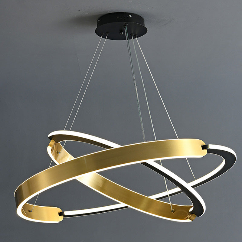 Postmodern Chandelier Pendant Light Round Suspension Light for Living Room Dining Room