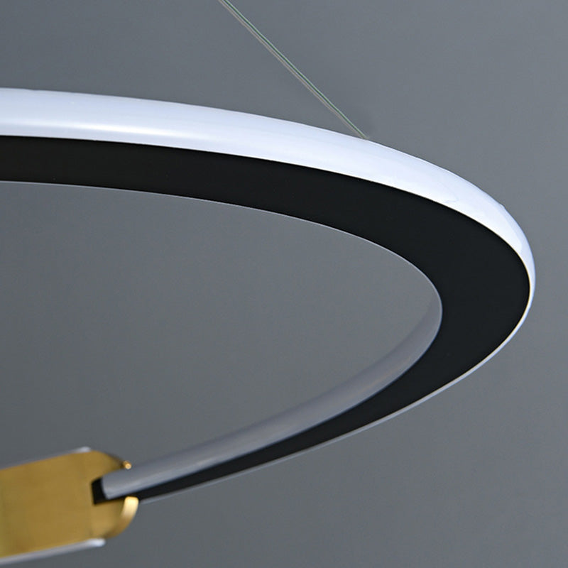 Postmodern Chandelier Pendant Light Round Suspension Light for Living Room Dining Room