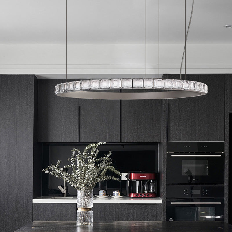 Metal Chandelier Modern Simplicity Chandelier Light Fixture for Living Room Bedroom