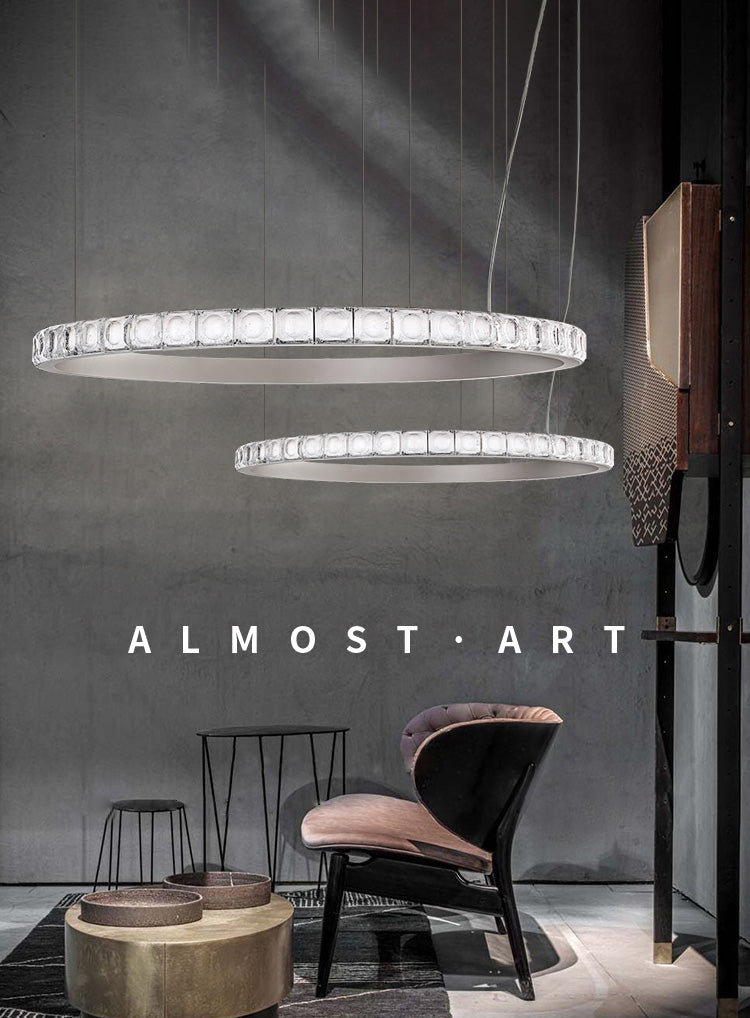 Metal Chandelier Modern Simplicity Chandelier Light Fixture for Living Room Bedroom