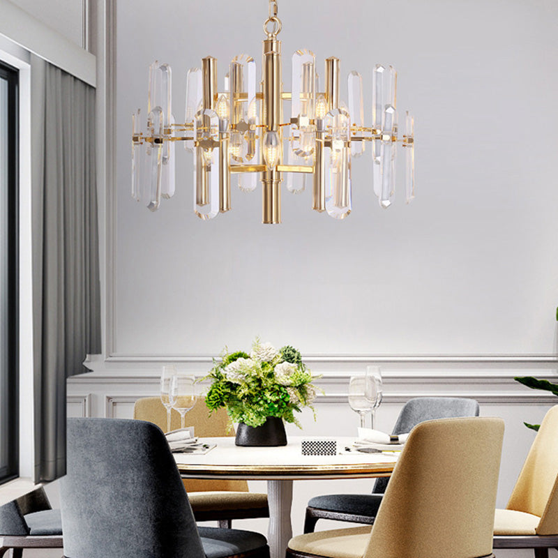 Modern Chandelier Pendant Light Two layers Suspension Light for Living Room Dining Room