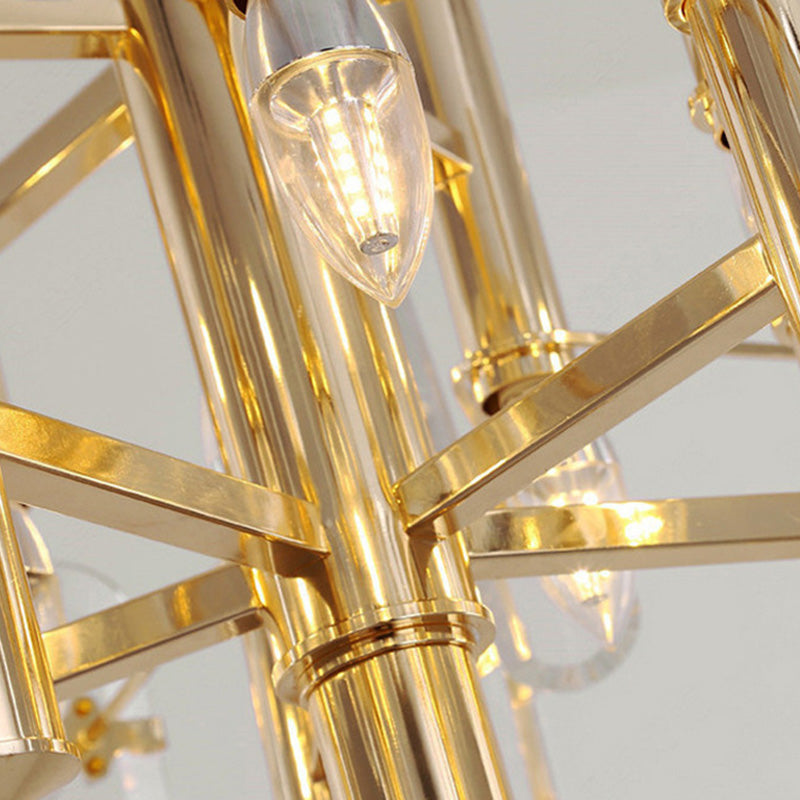 Modern Chandelier Pendant Light Two layers Suspension Light for Living Room Dining Room