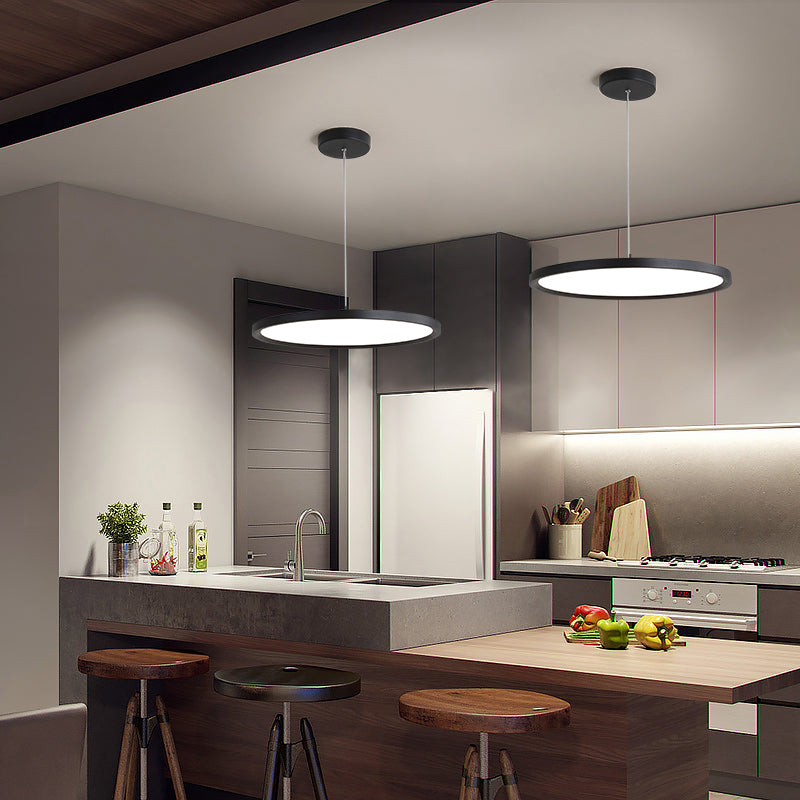 Contemporary Simple Style One Light LED Pendant Lighting for Study Room