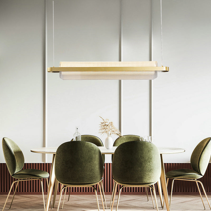 2 Color Chandelier opcional Simplicidad moderna Luz de lámpara de lámpara para sala de estar