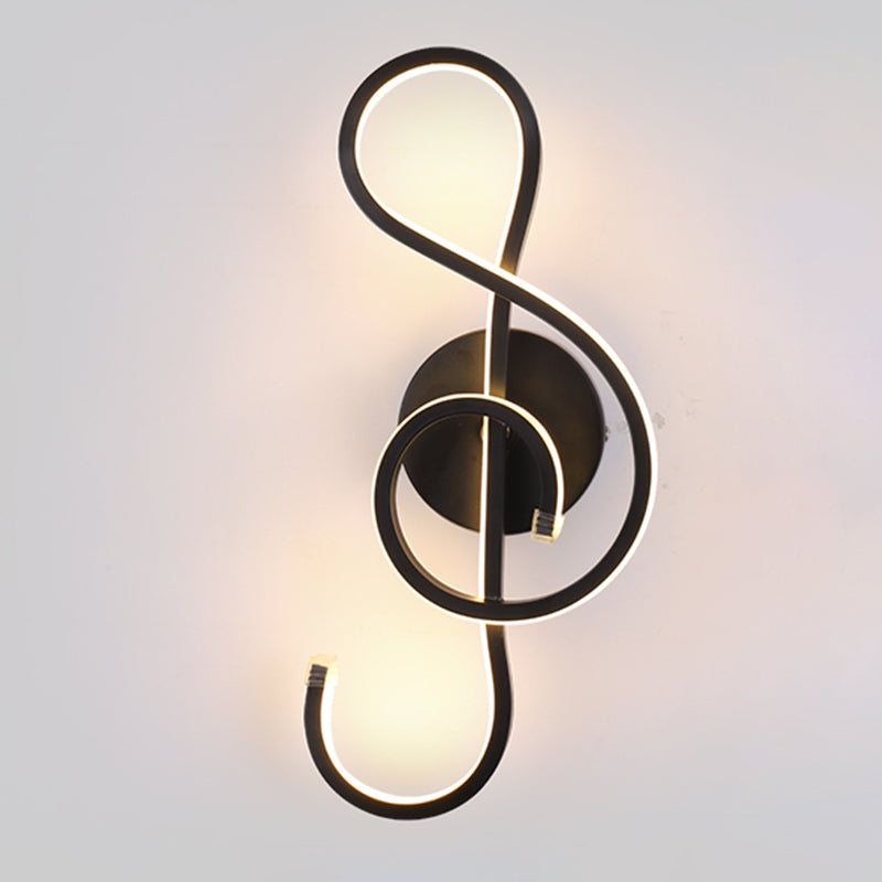 Metal Twist Sconce Light Fixture Modern Style LED Wall Mount Light Fixture for Bedroom