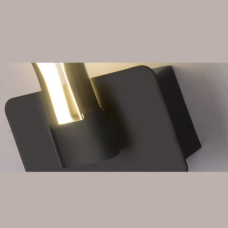 Metal Twist Sconce Light Fixture Modern Style LED Wall Mount Light Fixture for Bedroom