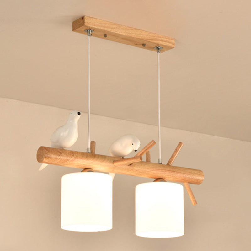 Lampada lampadina a globo Illuminazione a sospensione moderna in vetro bianco per il ristorante