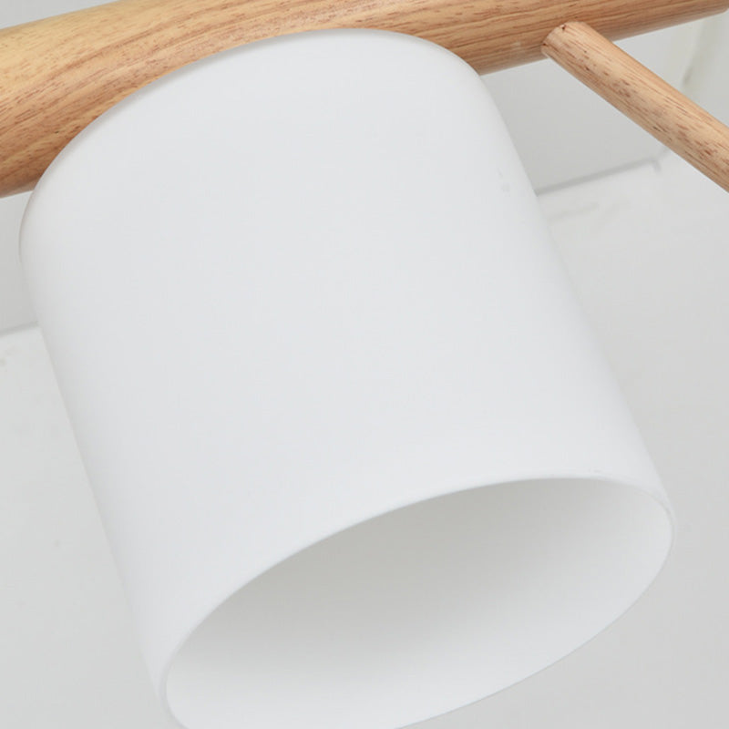 Lampada lampadina a globo Illuminazione a sospensione moderna in vetro bianco per il ristorante