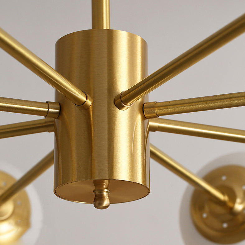 Globe Chandelier Light Fixture Modern Simplicity Crystal Pendant Lighting for Restaurant