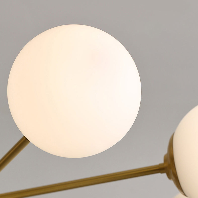 Globe Chandelier Light Fixture Modern Simplicity Crystal Pendant Lighting for Restaurant