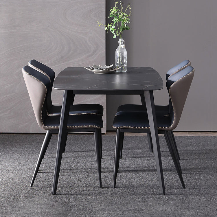 Modern Kitchen Sintered Stone Furniture with Standard Height Compact Dining¬†Room¬†Table¬†Set