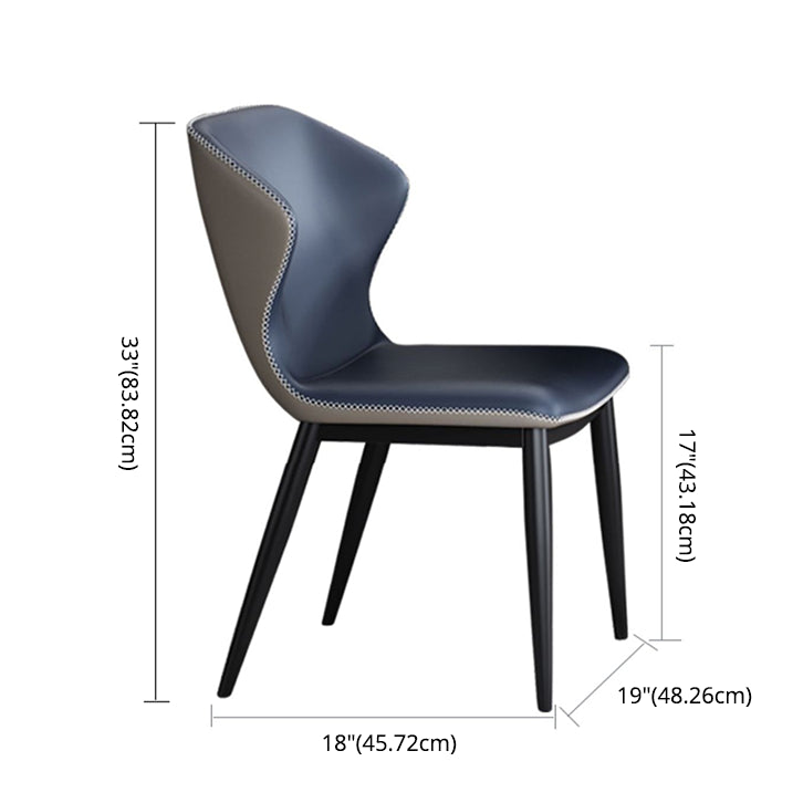 Modern Sintered Stone Gray Dining Set with Rectangle Table and Black Legs Dining Set