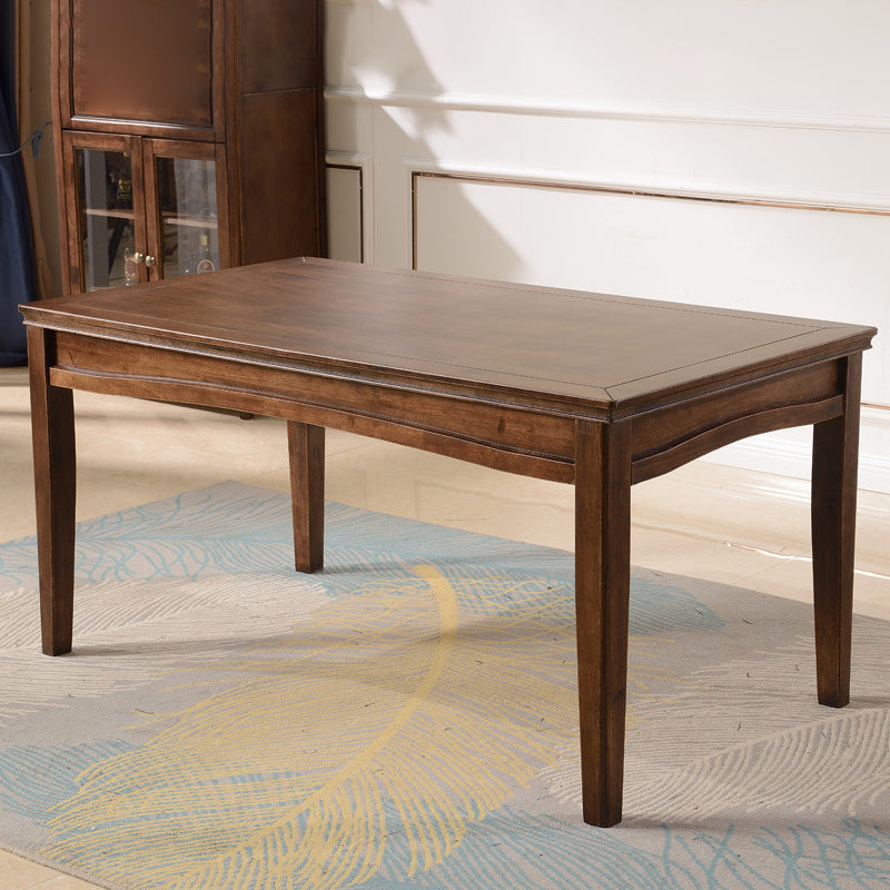 Traditional Solid Wood Dining Set Standard Height wth 4 Legs Base Dining¬†Room¬†Set