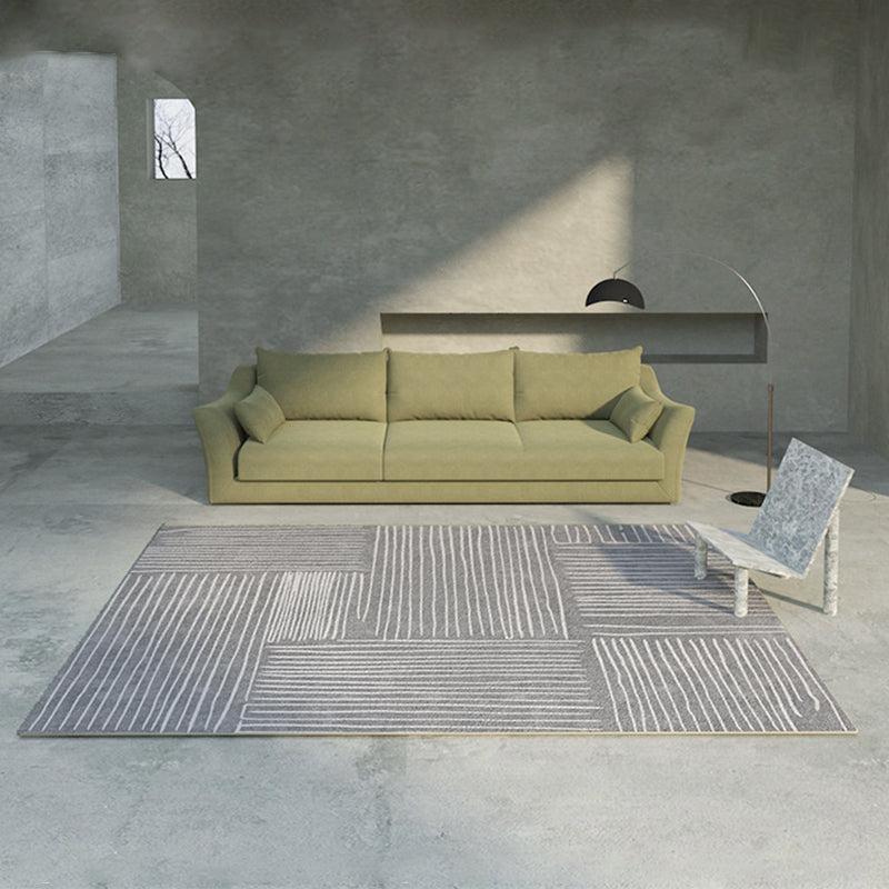 Artistic Carpet Modern Indoor Rug Washable Polyster Stain Resistant Area Carpet for Living Room