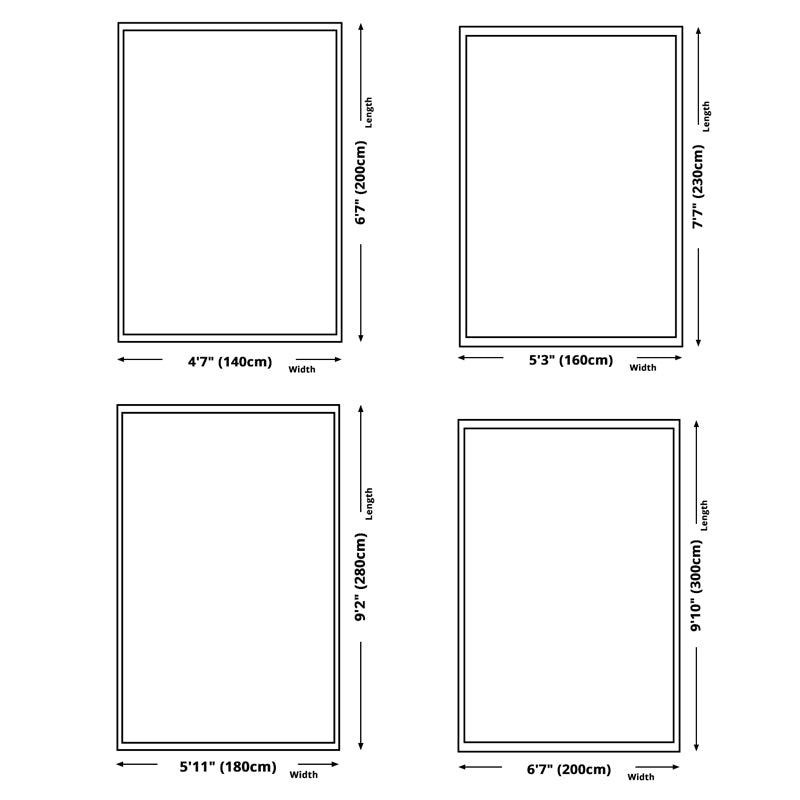 Luxury Geometric Print Carpet Polyester Indoor Rug Non-Slip Backing Area Carpet for Living Room