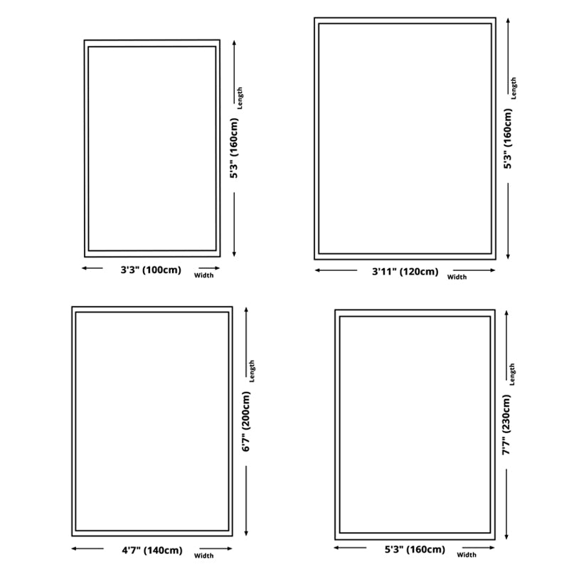 Black Contemporary Rug Polyester Geometric Area Rug Non-Slip Backing Indoor for Living Room