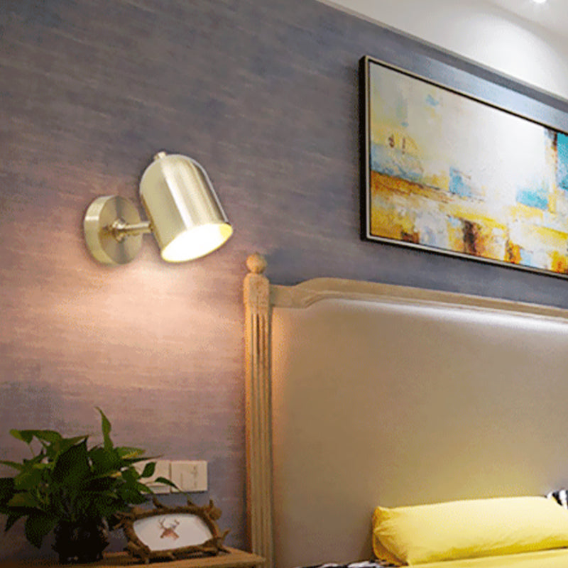 Éclairage mural léger moderne LEMPE MUR MURD LED DOME AVEC DE L'OBEIE METAL