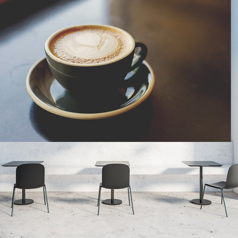 Strong Coffee Mural Modern Wall Covering for Coffee Shop and Living Room