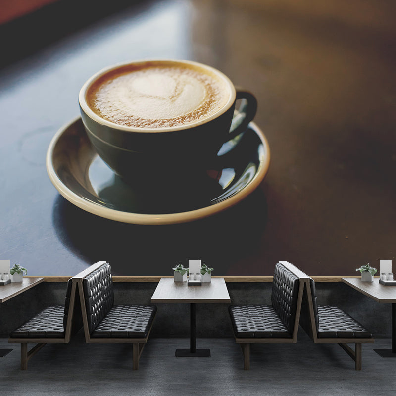 Strong Coffee Mural Modern Wall Covering for Coffee Shop and Living Room