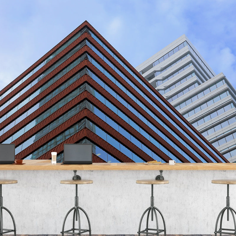 Amsterdam Architecture Scenery Mural Water Resistant Wall Art for Living Room