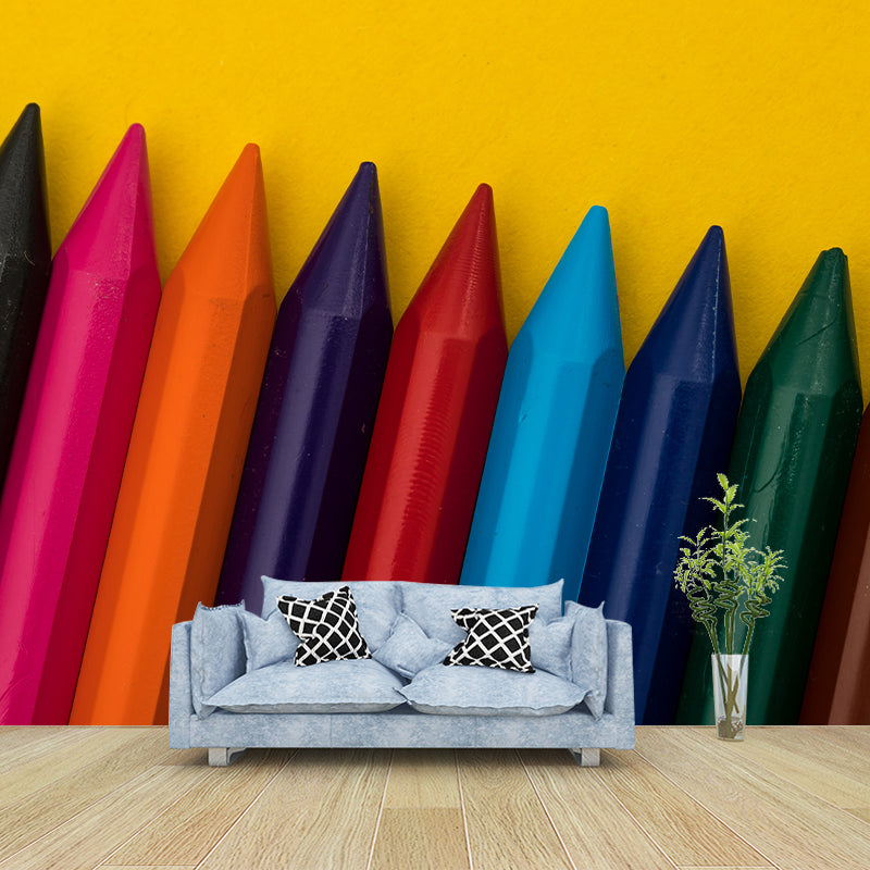 Painting Hobby Mural for Study Room Stain Resistant, Personalized Size