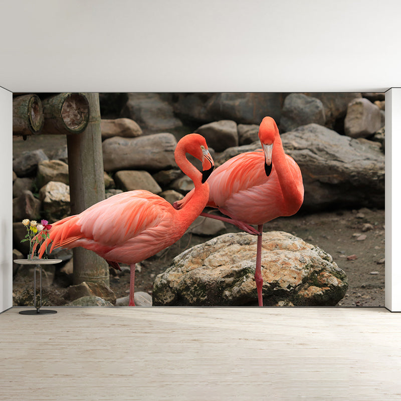 Flamingo Murals Moisture Resistant Contemporary Hallway Wall Decoration
