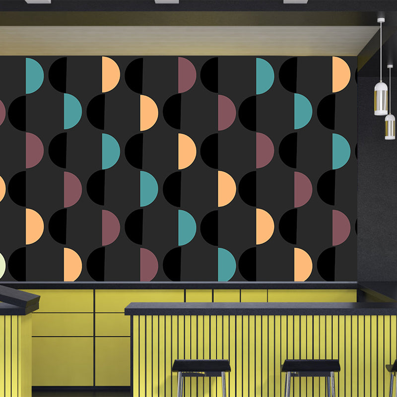 Soft Color Wall Mural Geometry Sleeping Room Home Decoration Wall Covering