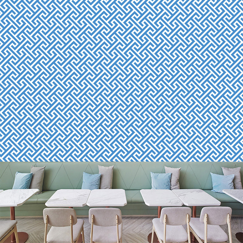 Bright Color Geometry Wall Mural Eco-friendly Home Decoration for Bedroom