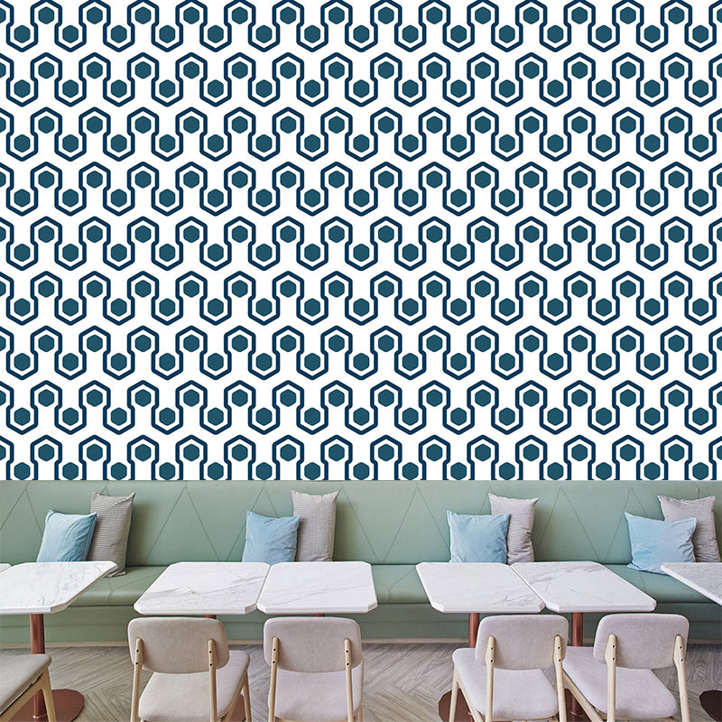 Minimalism Style Geometry Wall Mural Mildew Resistant Home Decoration for Bedroom