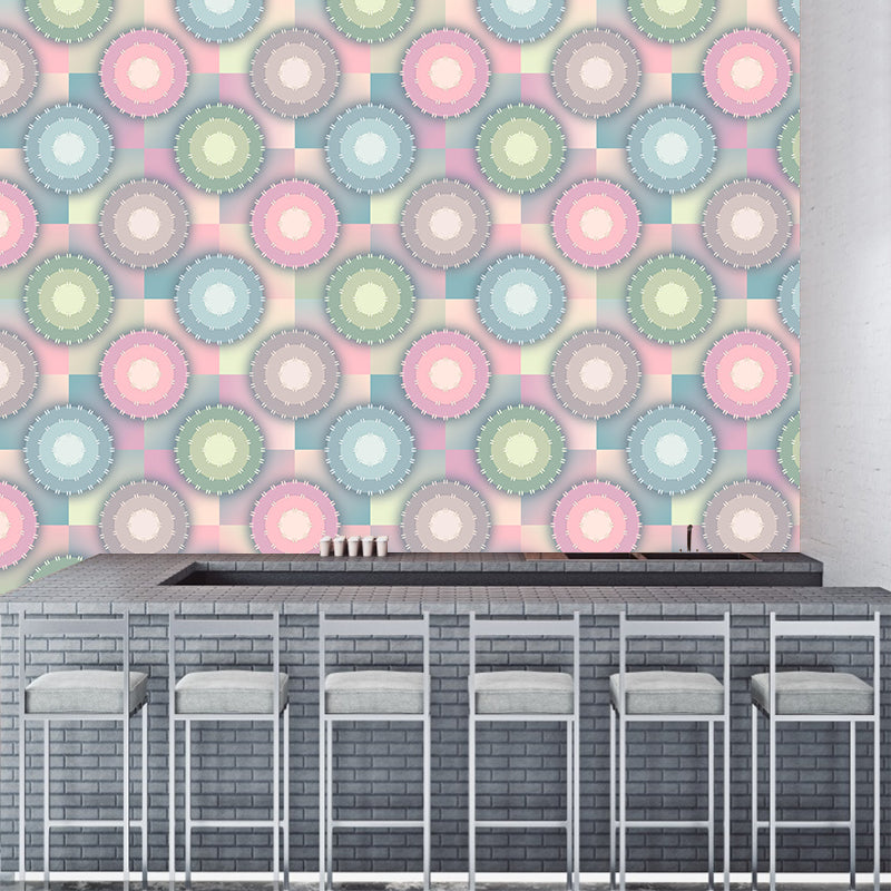 Living Room Home Decoration Wall Mural Geometry Mildew Resistant Wall Art