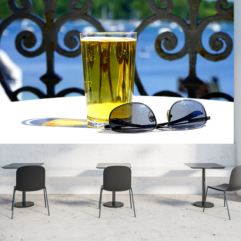 Soft Color Mural Wallpaper with Beer Print Modern Mildew Resistant Commercial Use Wall Covering