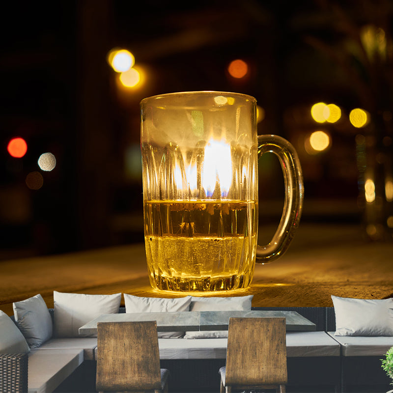 Beer Print Mural Wallpaper Modern Commercial Use Wall Covering in Soft Color