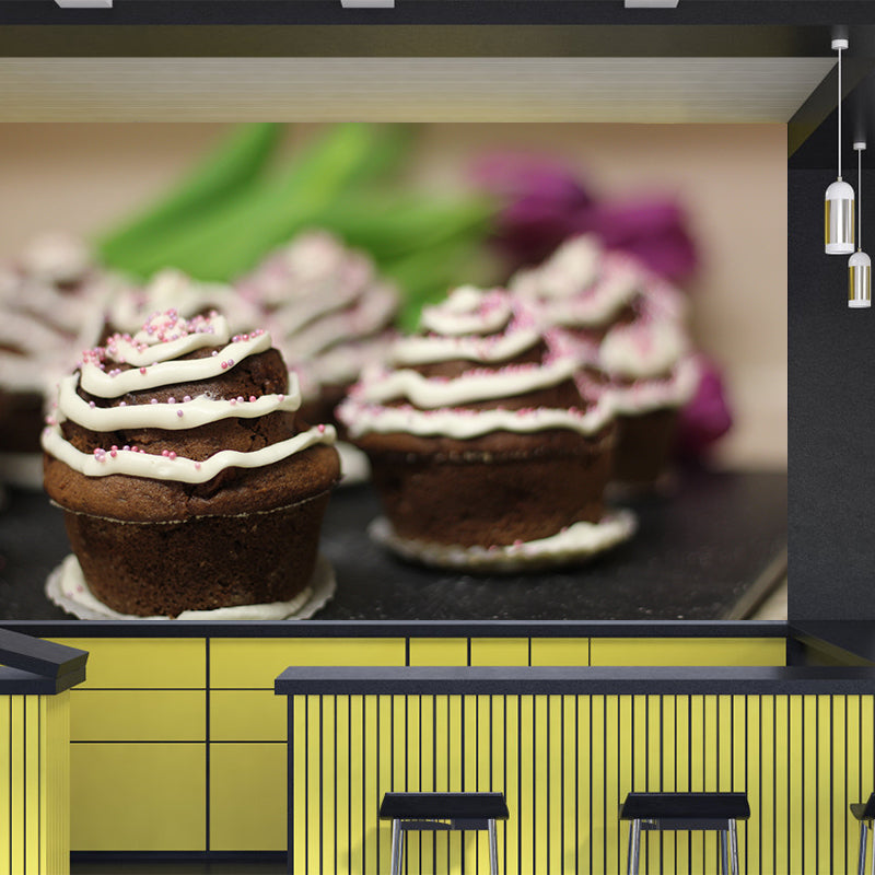 Delicious and Beautiful Dessert Mural Commercial Use Dessert Shop for Decoration