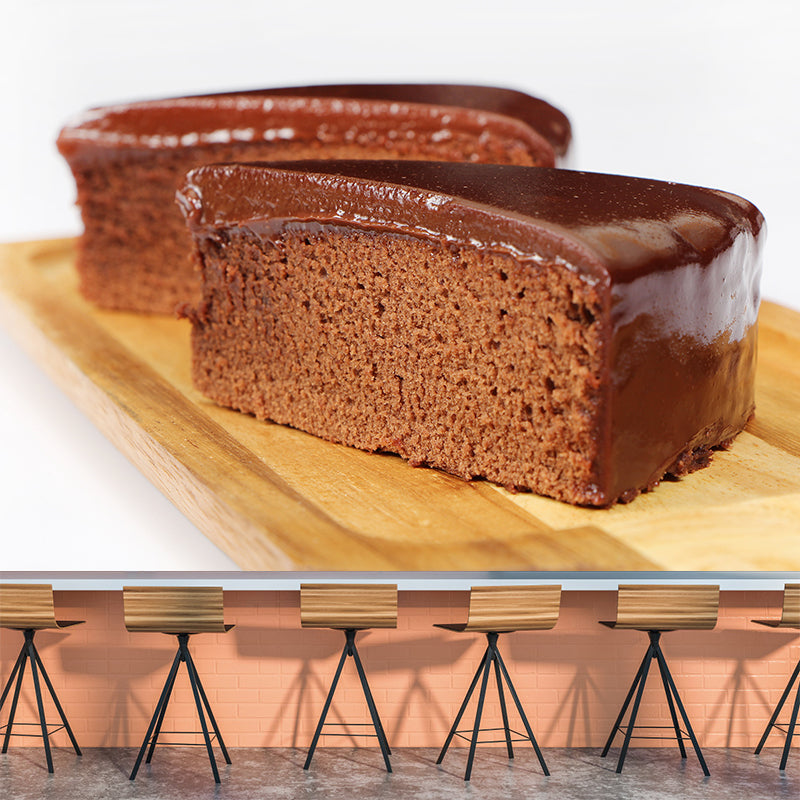 Tasty Dessert Mural Wallpaper Mildew Resistant Business Coffee Shop Wall Decor