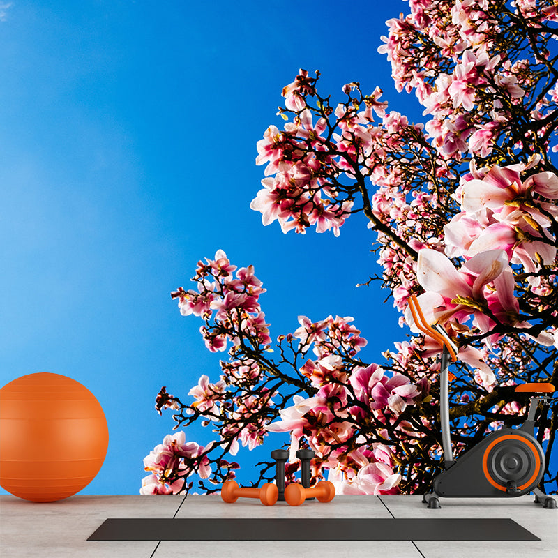 Different Flower Wall Mural Mildew Resistant Environment Friendly Wall Decor