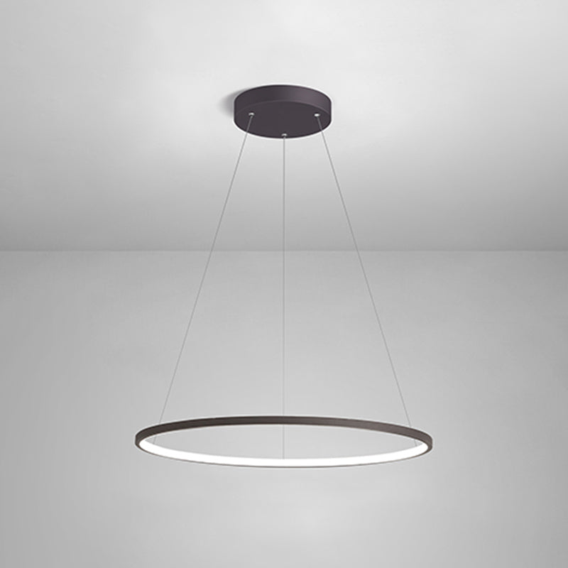 Ring Shape Pendant Light Fixture LED Suspension Lighting Fixture for Dinning Room