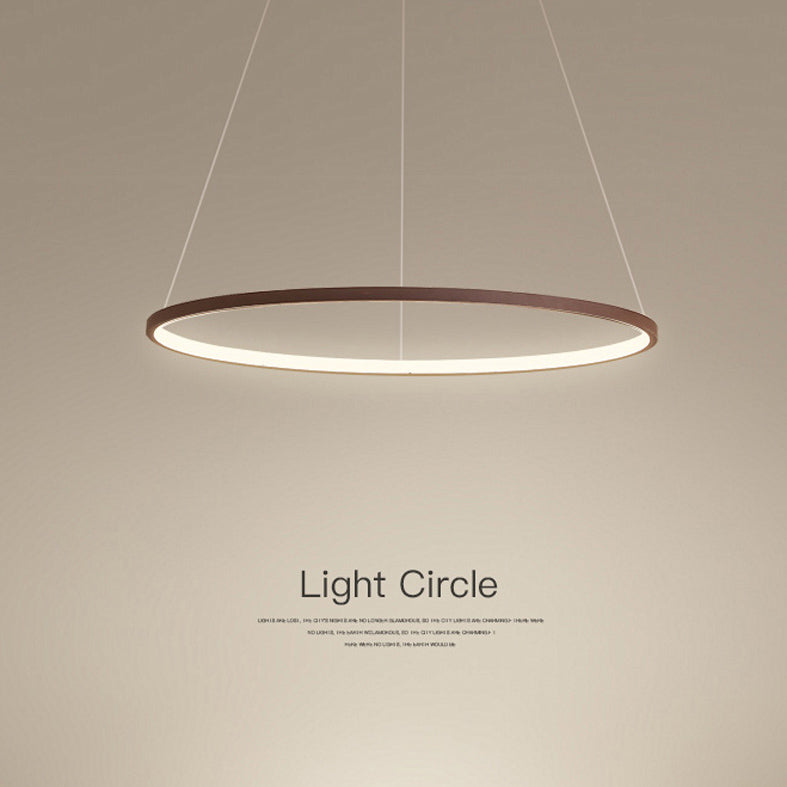 Ring Shape Pendant Light Fixture LED Suspension Lighting Fixture for Dinning Room