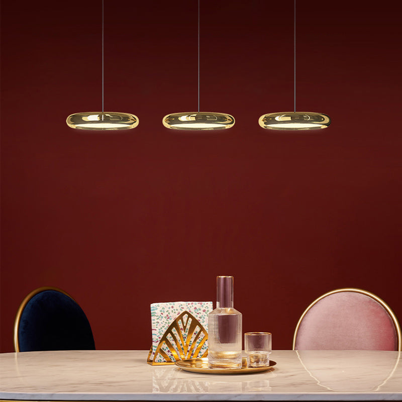 One-Light Pendant Light Fitting Modern Metal Led Suspension Lighting Fixture for Kitchen