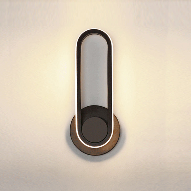 Lampada da parete con pale di funce da parete da letto geometrica a parete da letto.