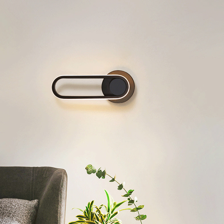 Geometric Bedroom Wall Sconce Lighting Metal LED Contemporary Wall Mount Light Fixture