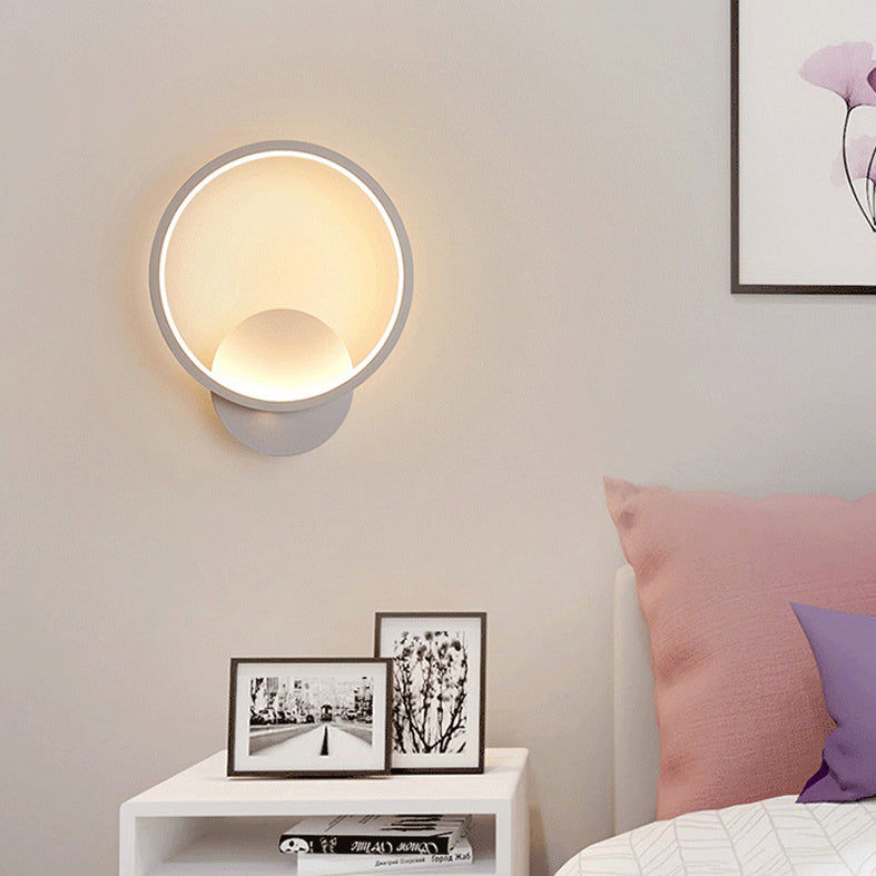 Lampada da parete con pale di funce da parete da letto geometrica a parete da letto.