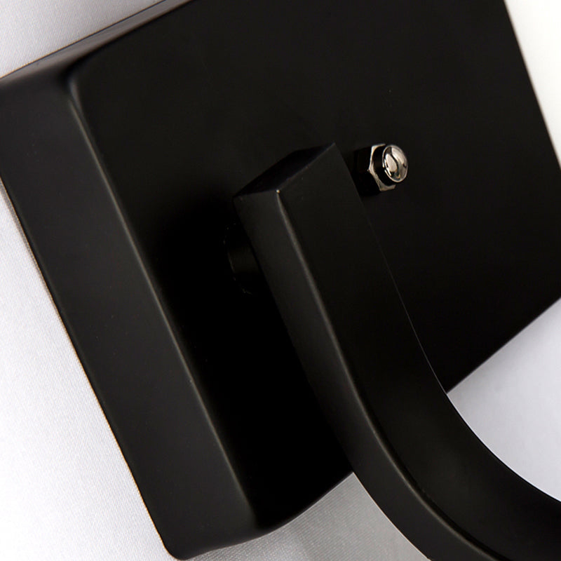 Luz de montaje en la pared de la pared de la pared de lámpara de pared simple con sombra de vidrio de cilindro