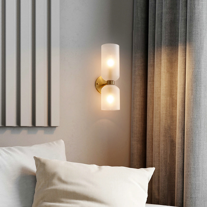 Moderne Stil schattierter Leuchten Leuchten Glas Schlafzimmer Wandbeleuchtung für Schlafzimmer