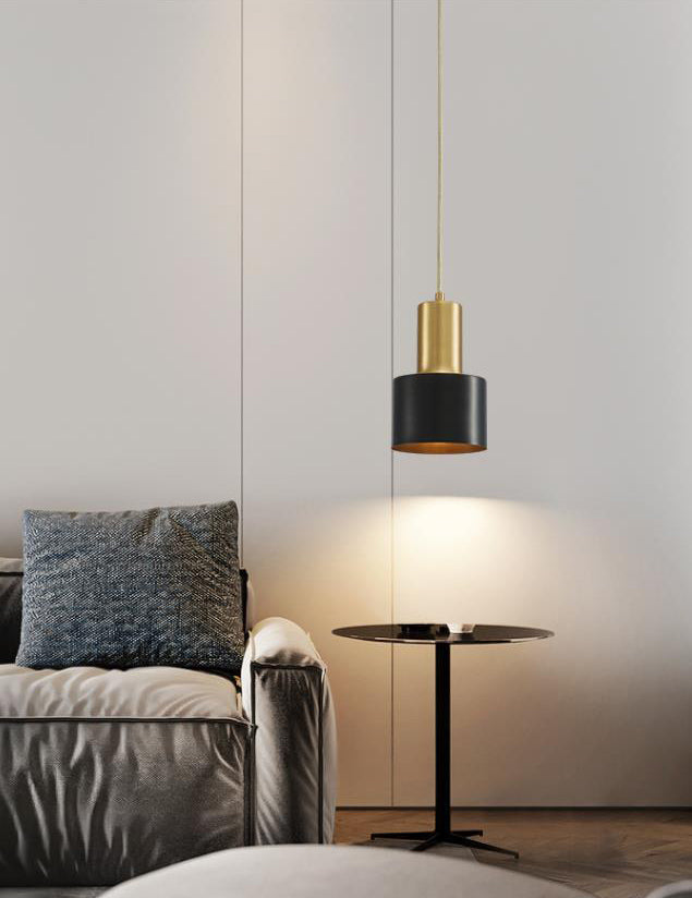 Accesorio de iluminación de pared de cilindro de la sala de estar de metal de estilo nórdico iluminación de pared de la pared